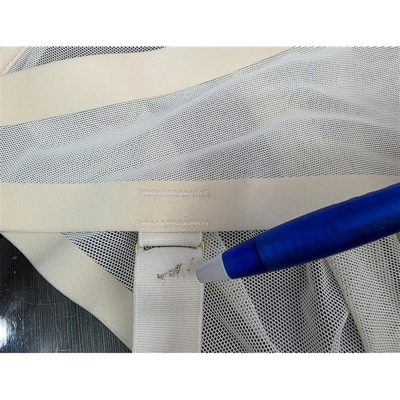 NWOTD CUUP 36F The Plunge Mesh Ivory Sheer Underwire Bra 126410 - Picture 6 of 6